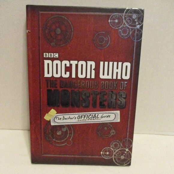 Dr Who Dangerous Monsters Official Guide Small Black White Reading Book - Picture 1 of 9